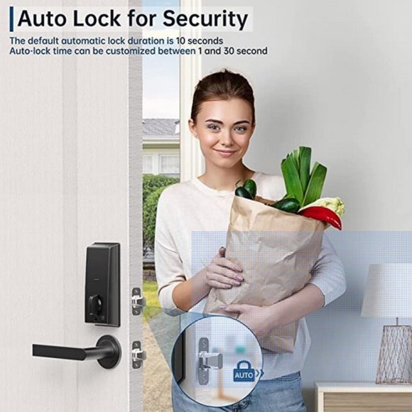 BAILABA Keyless Entry Door Lock - Smart Deadbolt Lock, Smart Door Lock - Picture 3 of 6